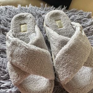UGG Gray Fuzzy Sandals